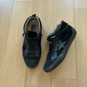 Golden Goose Mid Star Sneakers (black)